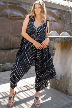 Jumpsuit Alma Tie Dye Black