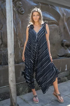 Jumpsuit Alma Tie Dye Black