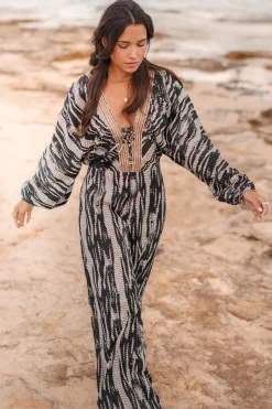Jumpsuit Emika Black Print