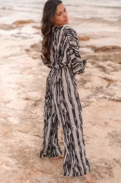 Jumpsuit Emika Black Print