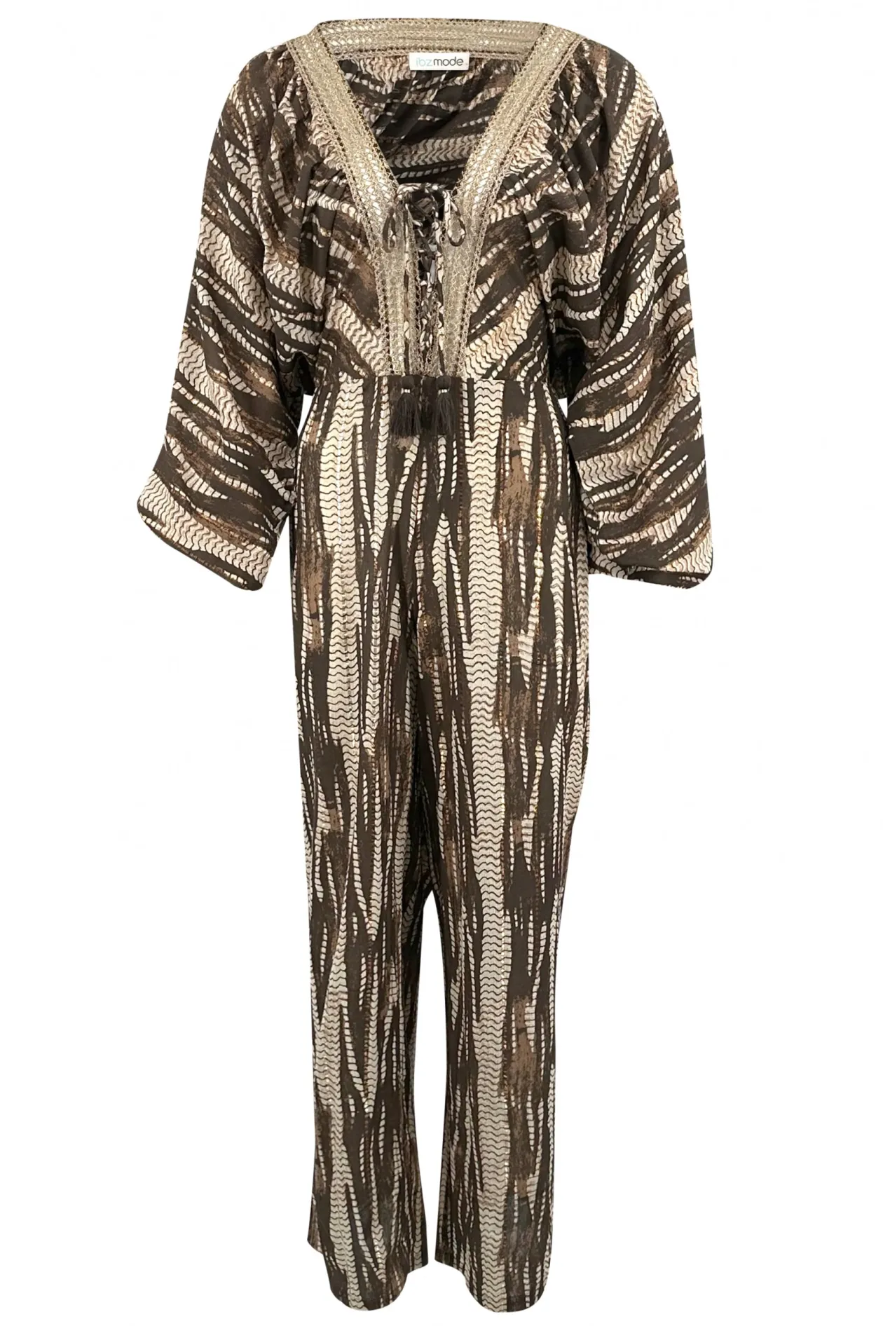 Jumpsuit Emika Brown Print