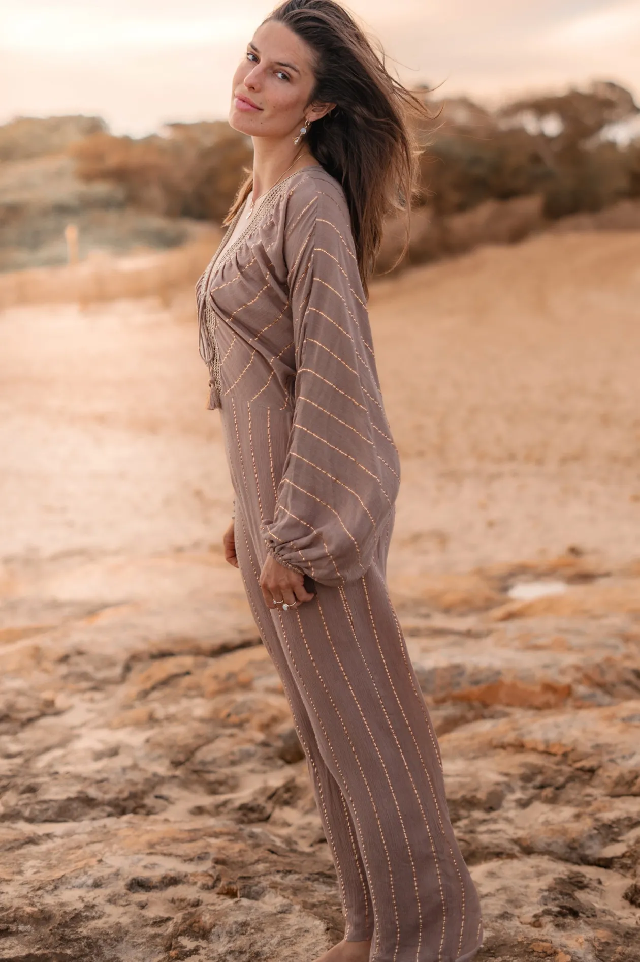 Jumpsuit Emika Light Taupe
