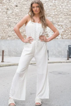 Jumpsuit Pepita Ivory