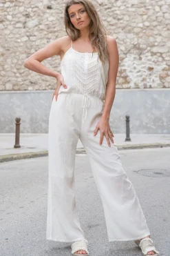 Jumpsuit Pepita Ivory