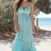 Jurk Alicia Strap Azuur