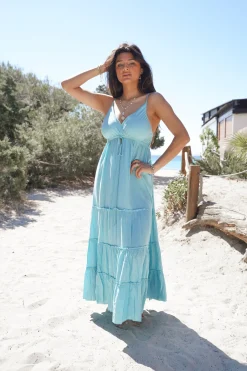 Jurk Alicia Strap Azuur