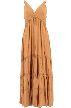 Jurk Alicia Strap Cognac