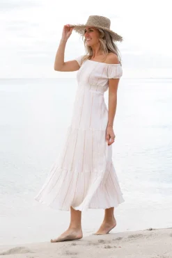 Jurk Lurex Ivoor