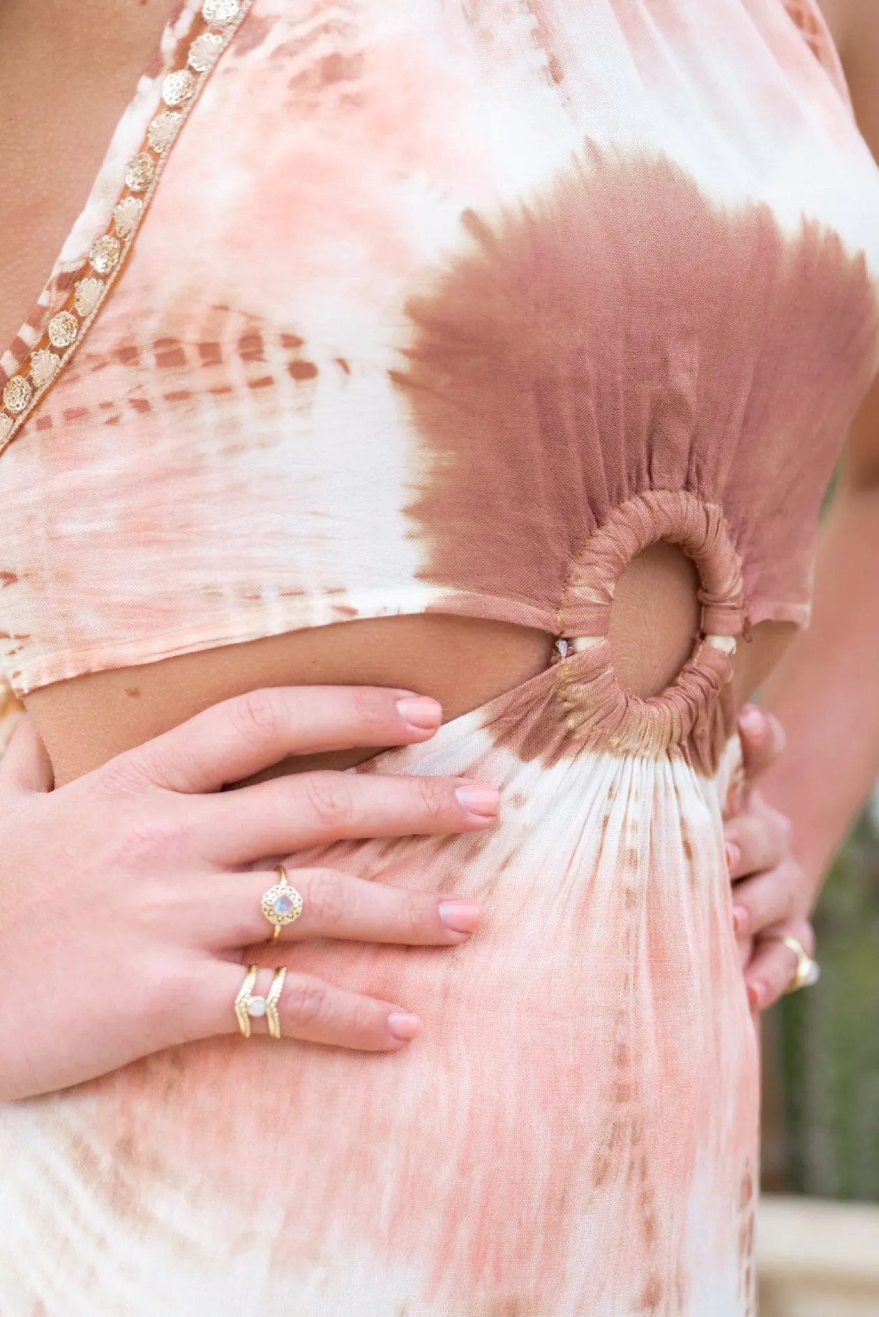 Jurk Saran Peach