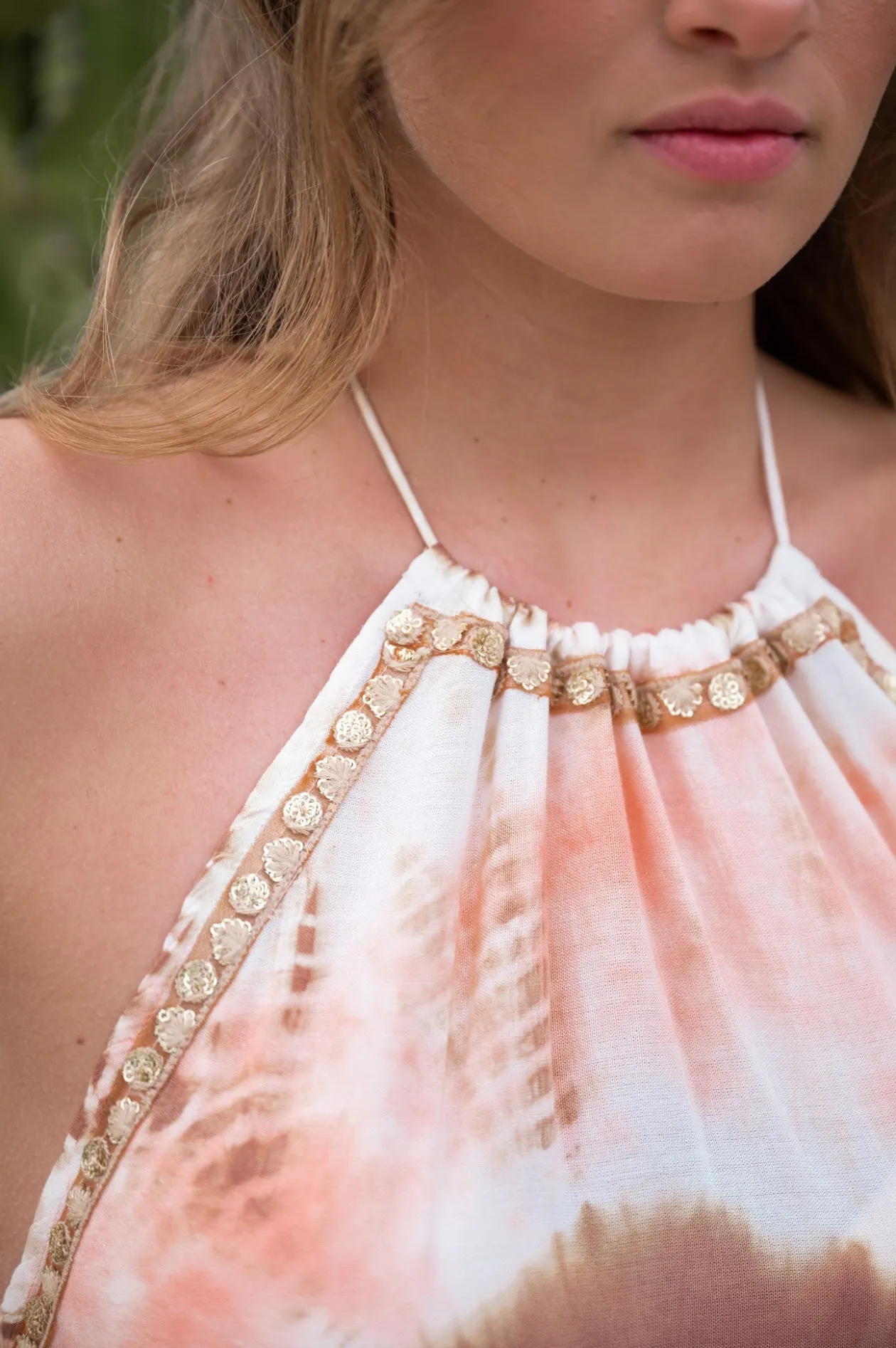 Jurk Saran Peach