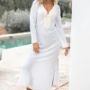 Kaftan Azzurra White