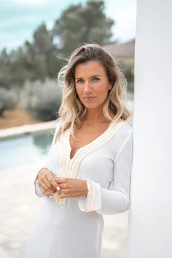 Kaftan Azzurra White