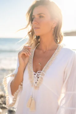 Kaftan Calista Nyx White