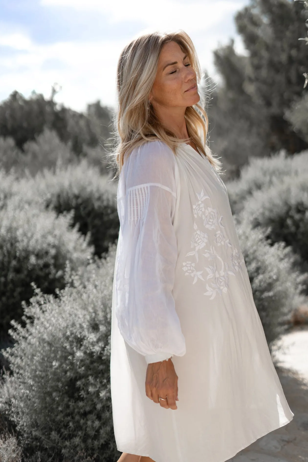 Kaftan Cassandra Nevarra Ivory