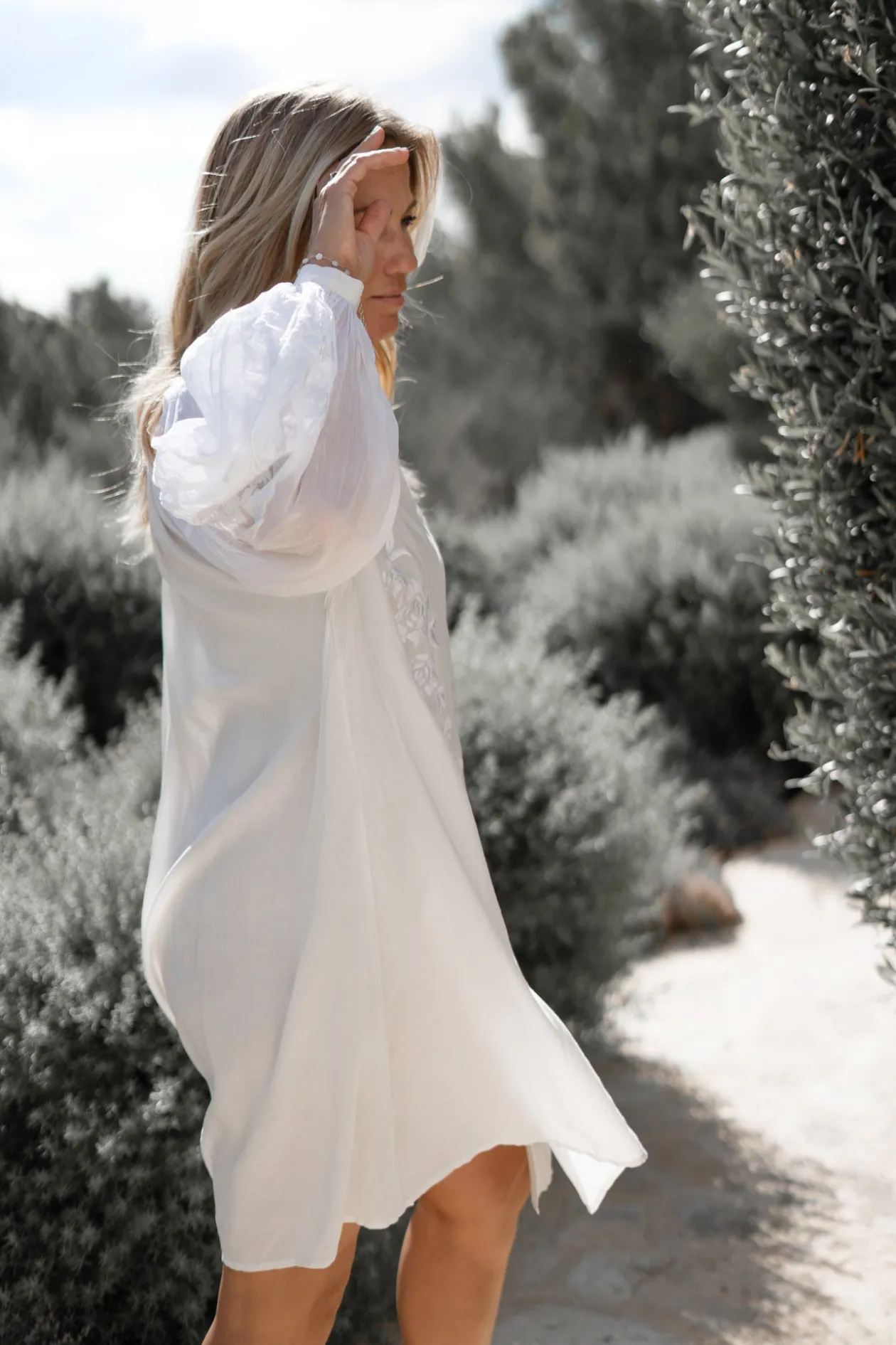 Kaftan Cassandra Nevarra Ivory