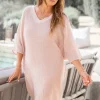 Kaftan Laia Linen Powder