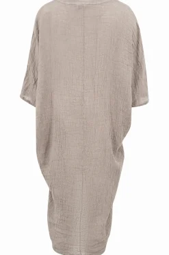 Kaftan Laia Linen Taupe
