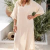 Kaftan Laio Mar Ecru
