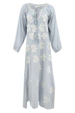 Kaftan Leaf Pale Blue