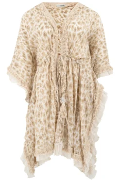 Kimono Ana Solana Leopard Natural