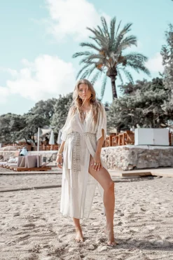 Kimono Deya Plain Ivory