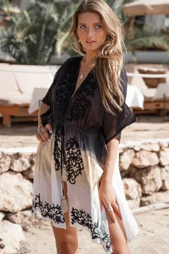 Kimono Flora Black