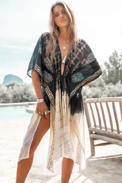 Kimono Griego Black