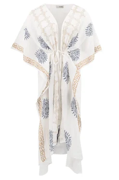 Kimono Griego White/Blue