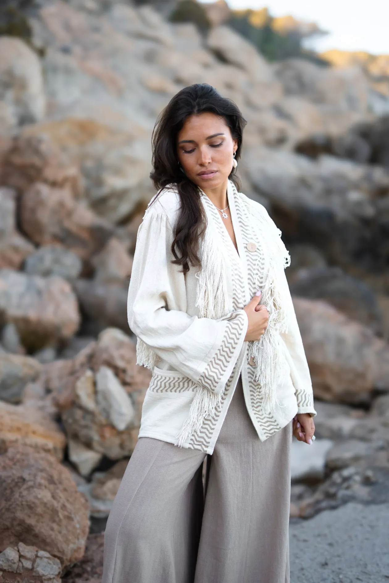 Kimono Jacket Esthetica Ecru