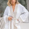 Kimono Jacket Zeva Scorva White