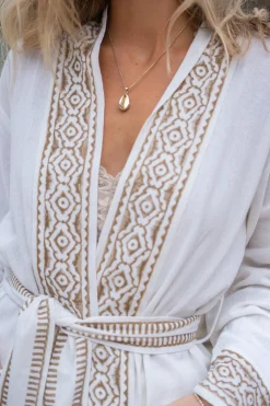 Kimono Jacket Zeva Scorva White