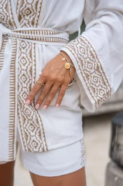 Kimono Jacket Zeva Scorva White