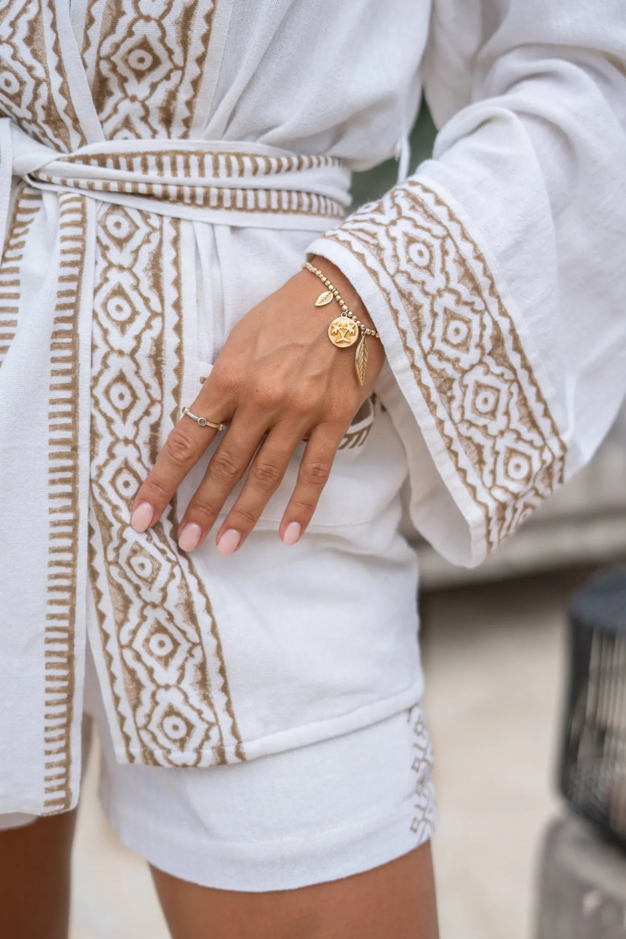 Kimono Jacket Zeva Scorva White