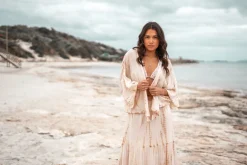 Kimono Shali Tie Dye Taupe