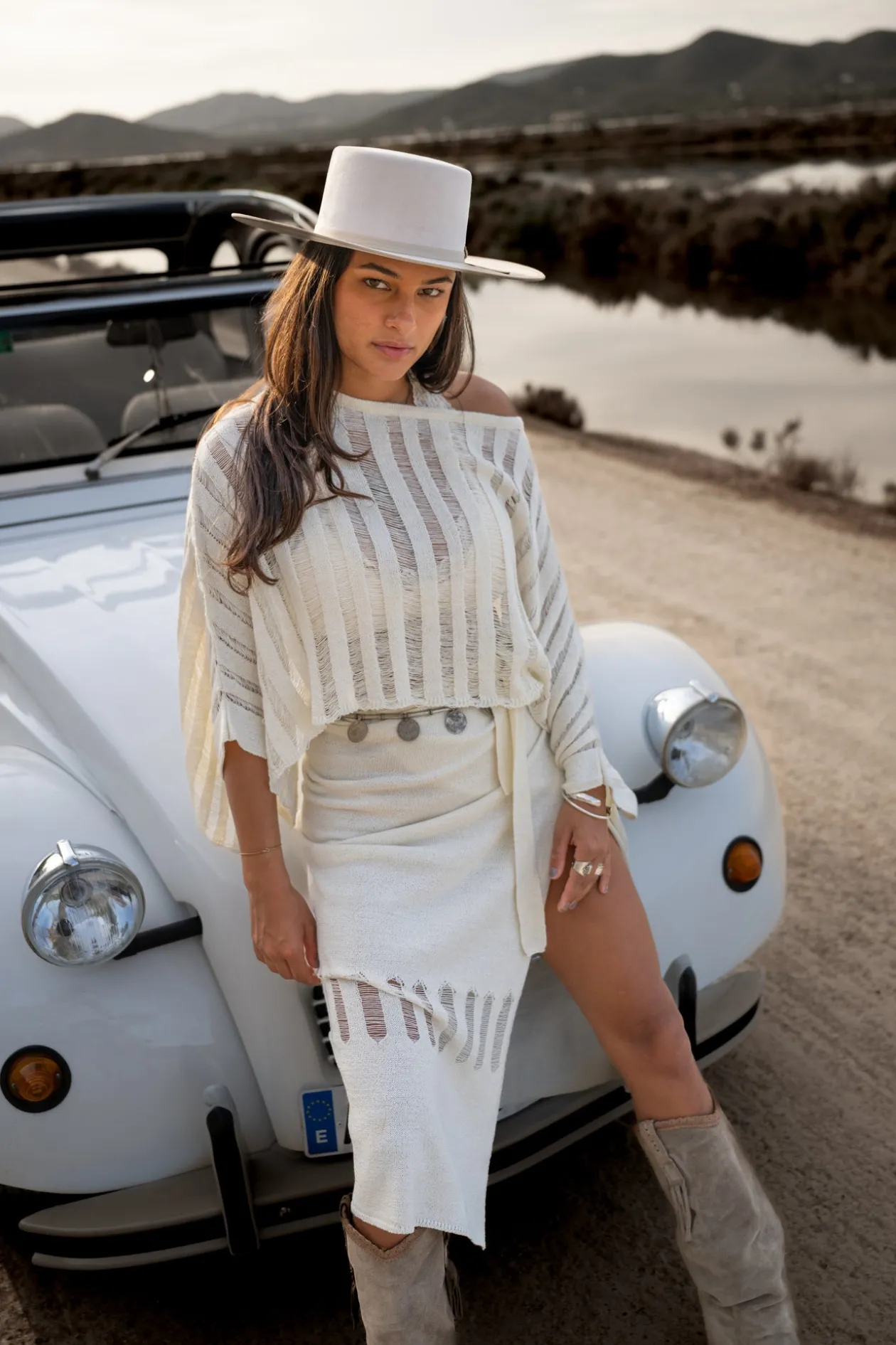 Laura Knitted Wrap Skirt
