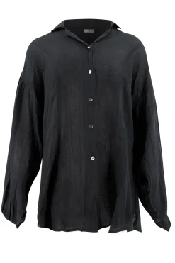 Long Blouse Sparkle Black