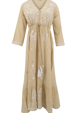 Long Dress Flora Sand
