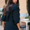 Long Dress Ruffle Sparkle Black