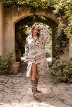 Long Fringe Jacket Spirit Natural
