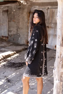 Long Jacket Sonrisa Black