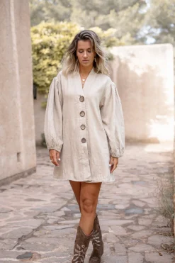 Long Jacket Spirit Light Sand