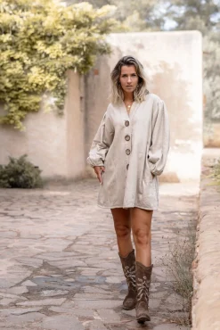 Long Jacket Spirit Light Sand