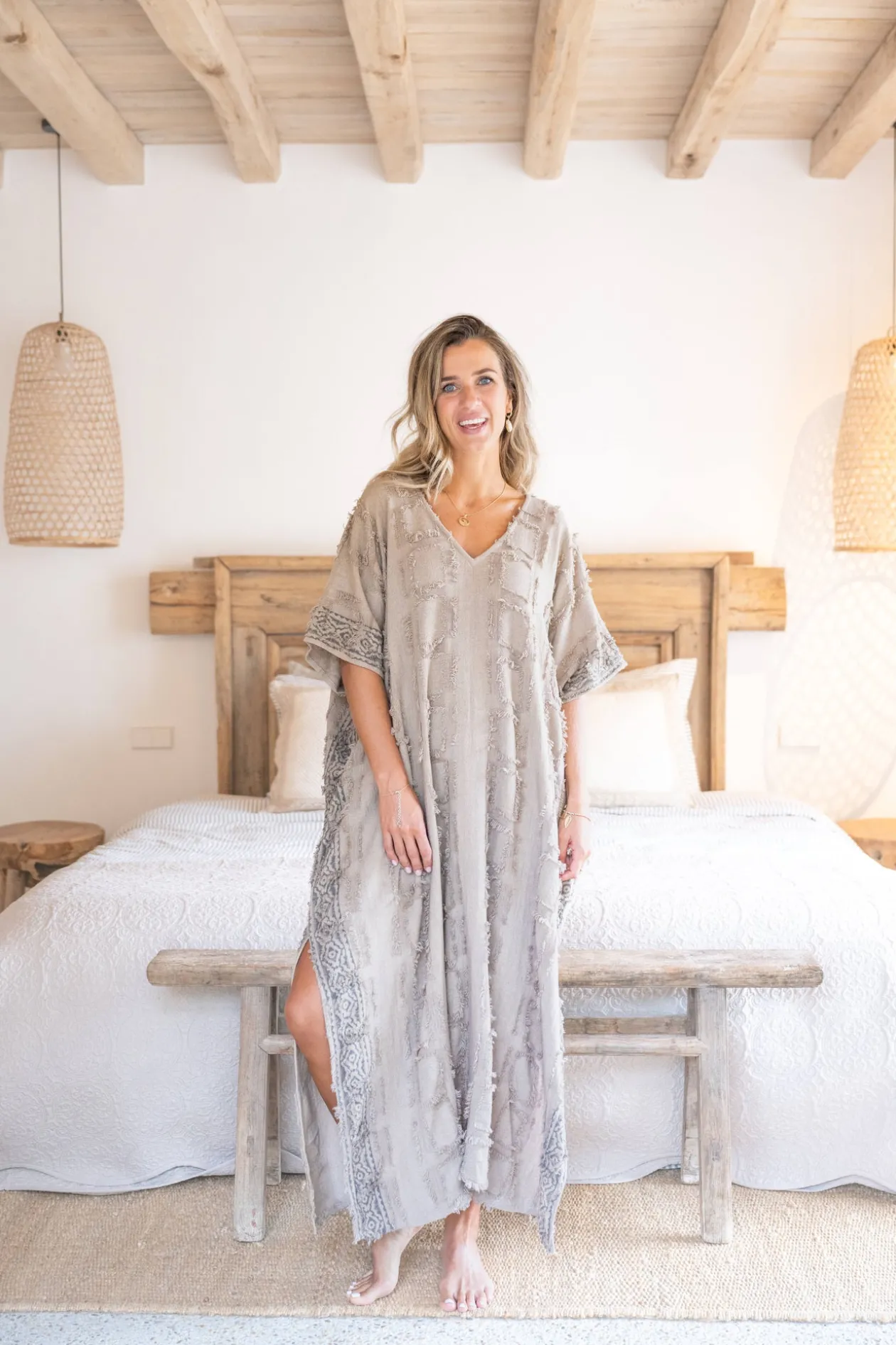 Long Kaftan Kira Scorva Sand