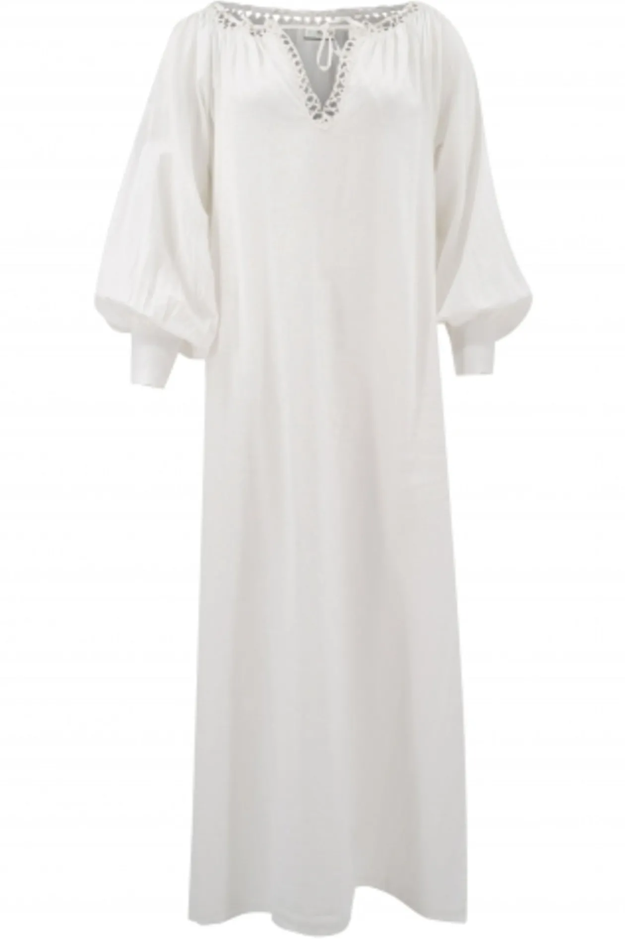 Long Kaftan Yira White