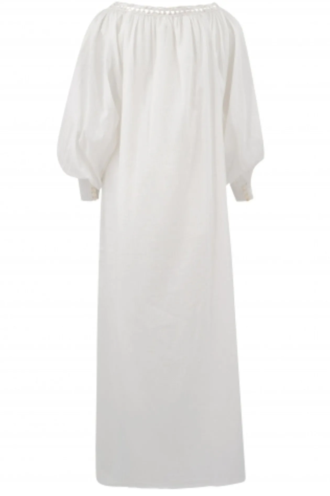 Long Kaftan Yira White