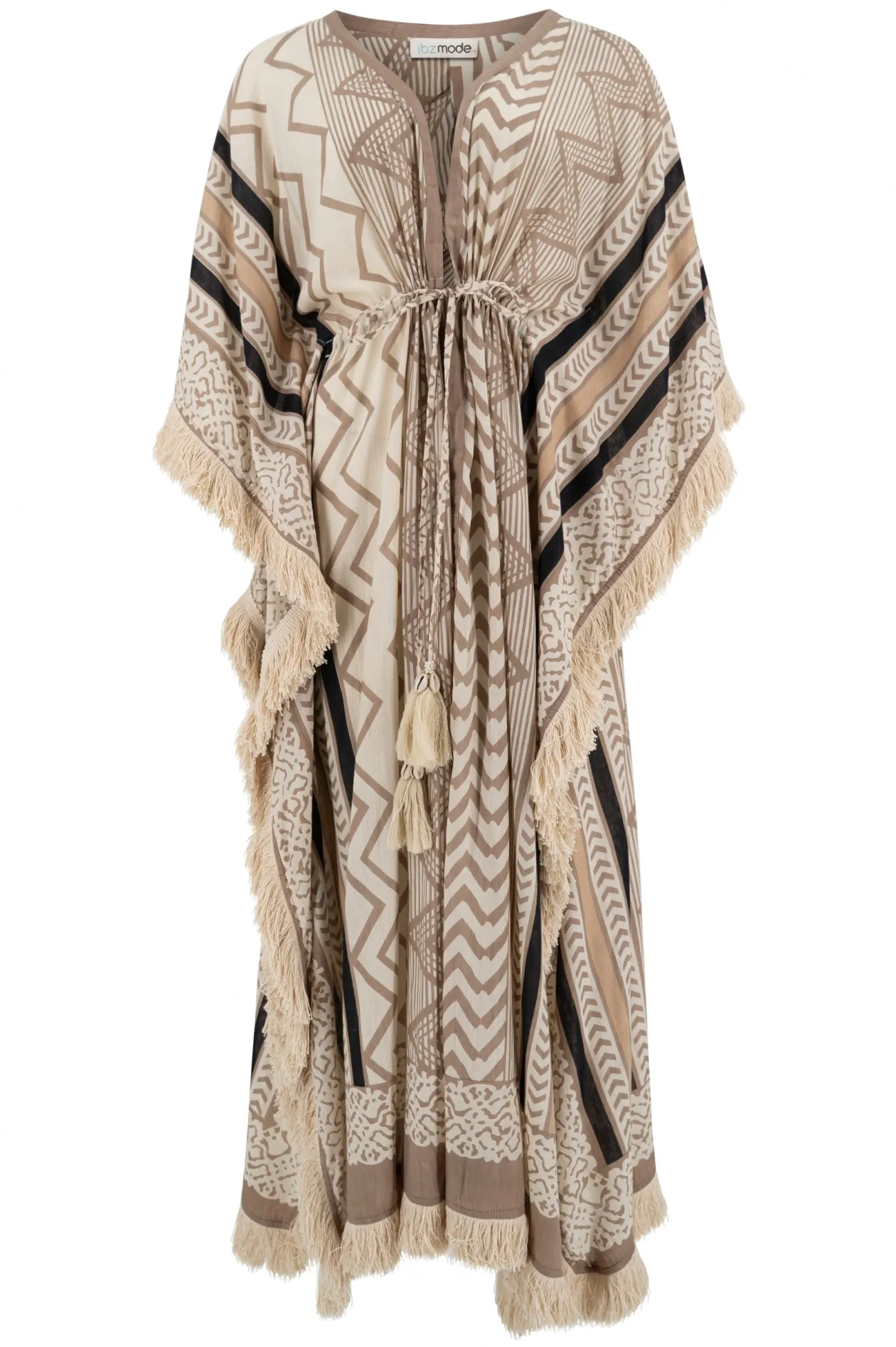 Long Kimono Impresion Aztec