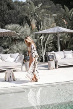 Long Kimono Impresion Aztec