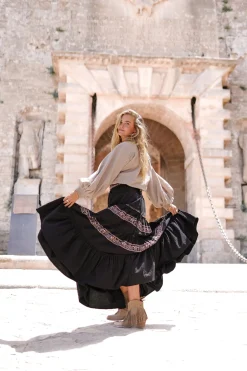 Long Skirt Espanola Black