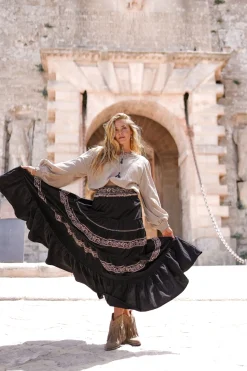 Long Skirt Espanola Black
