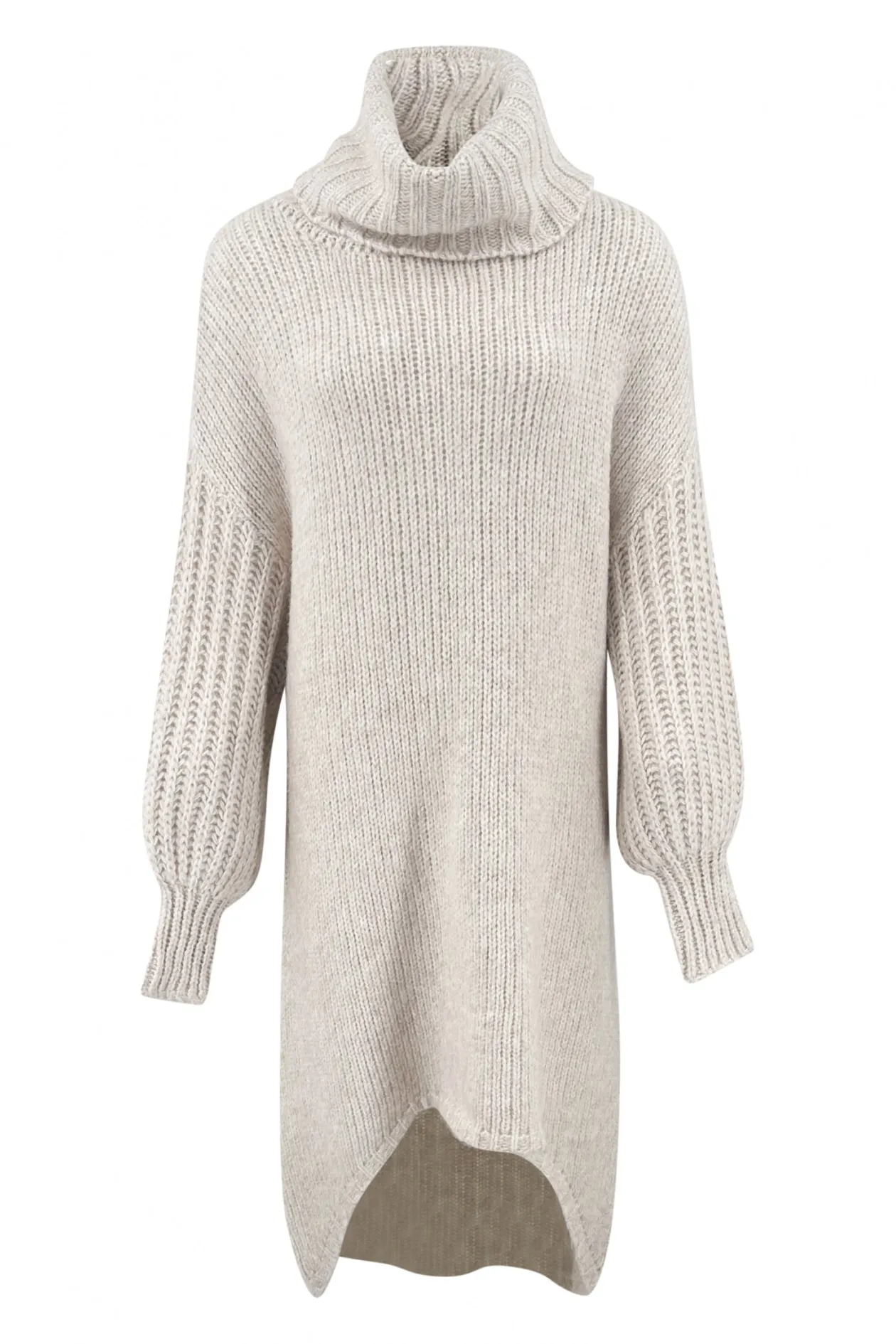 Long Sweater Dress Bodine Beige